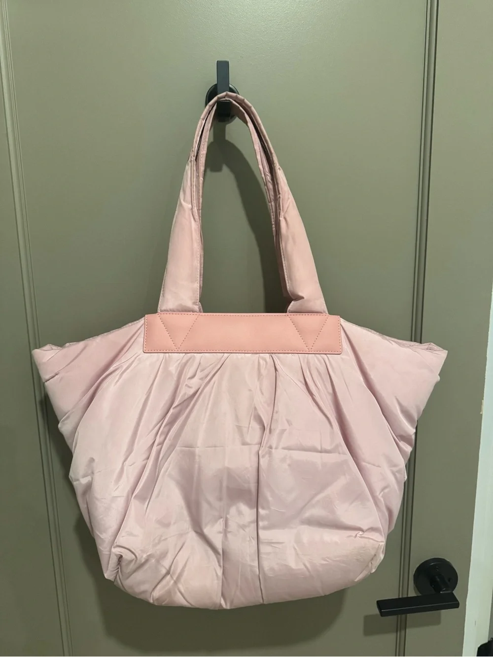 VEE Collective Blush Pink Quilted Tote Bag